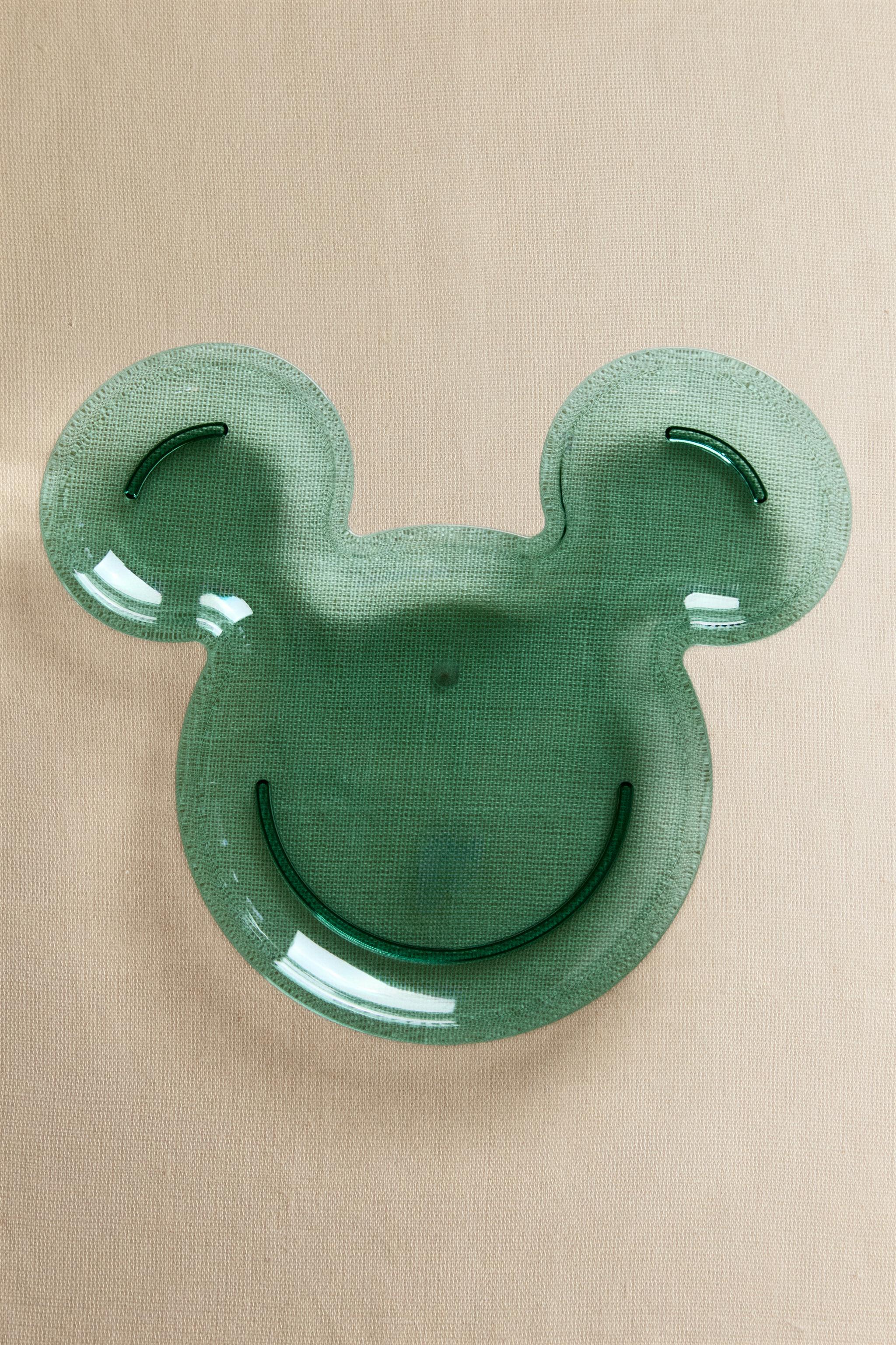 KIDS MICKEY & MINNIE SHAPED PLATE ©DISNEY